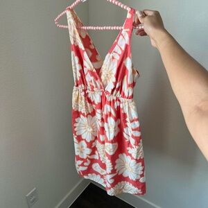 floral paisley mini babydoll dress